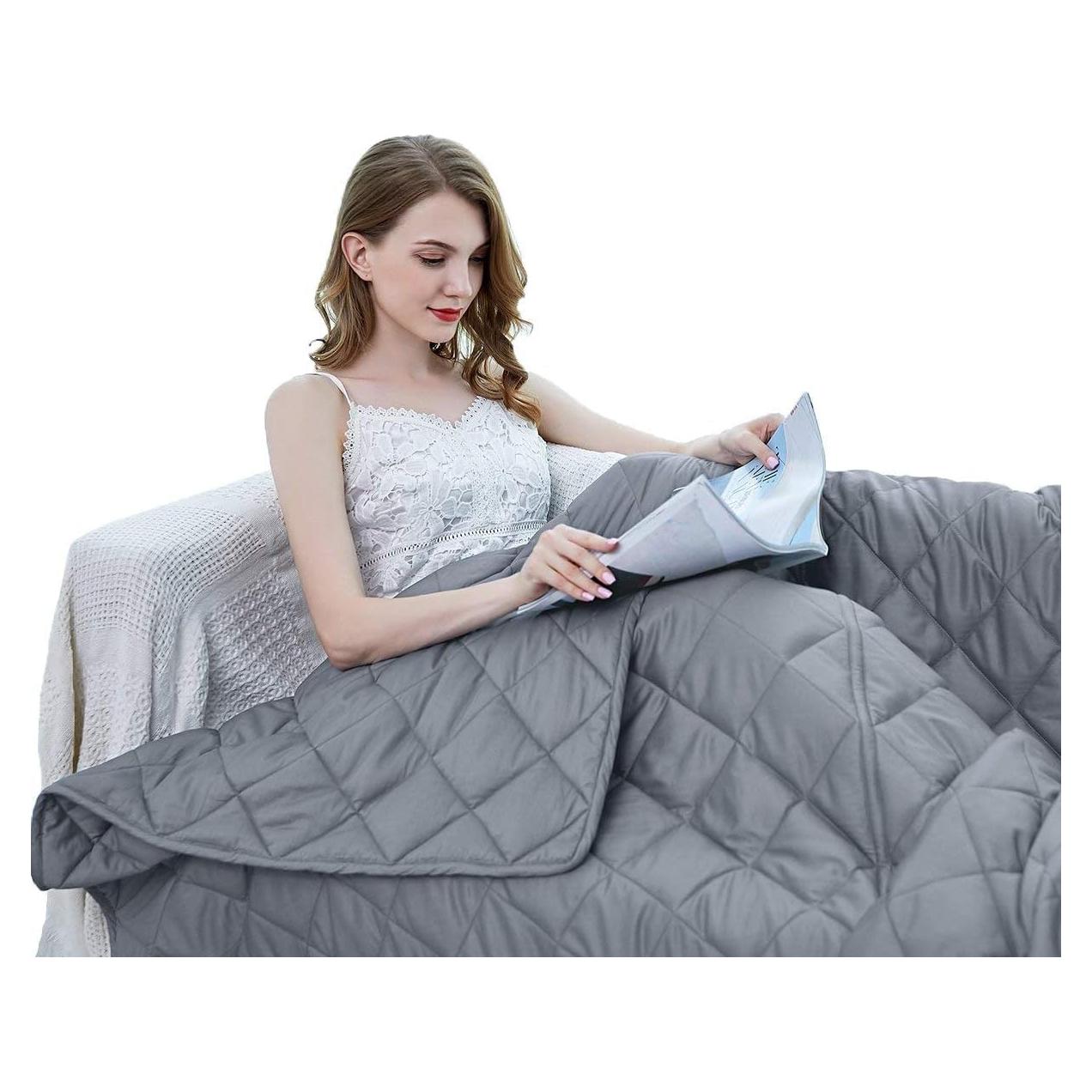 Manta con peso ZZZhen 121.9x182.9 cm 6.8 kg Transpirable