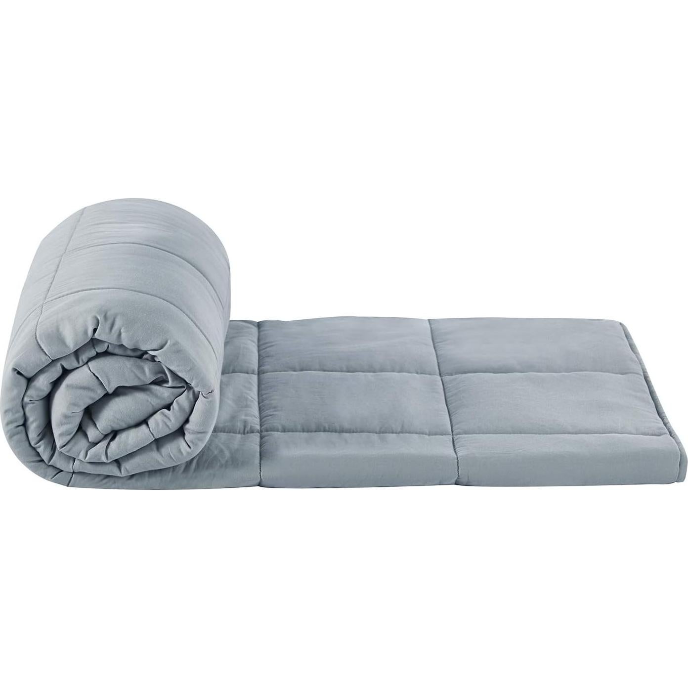 Manta con Peso TONGDADA 101.6x152.4cm 3.2kg Algodón Gris Claro