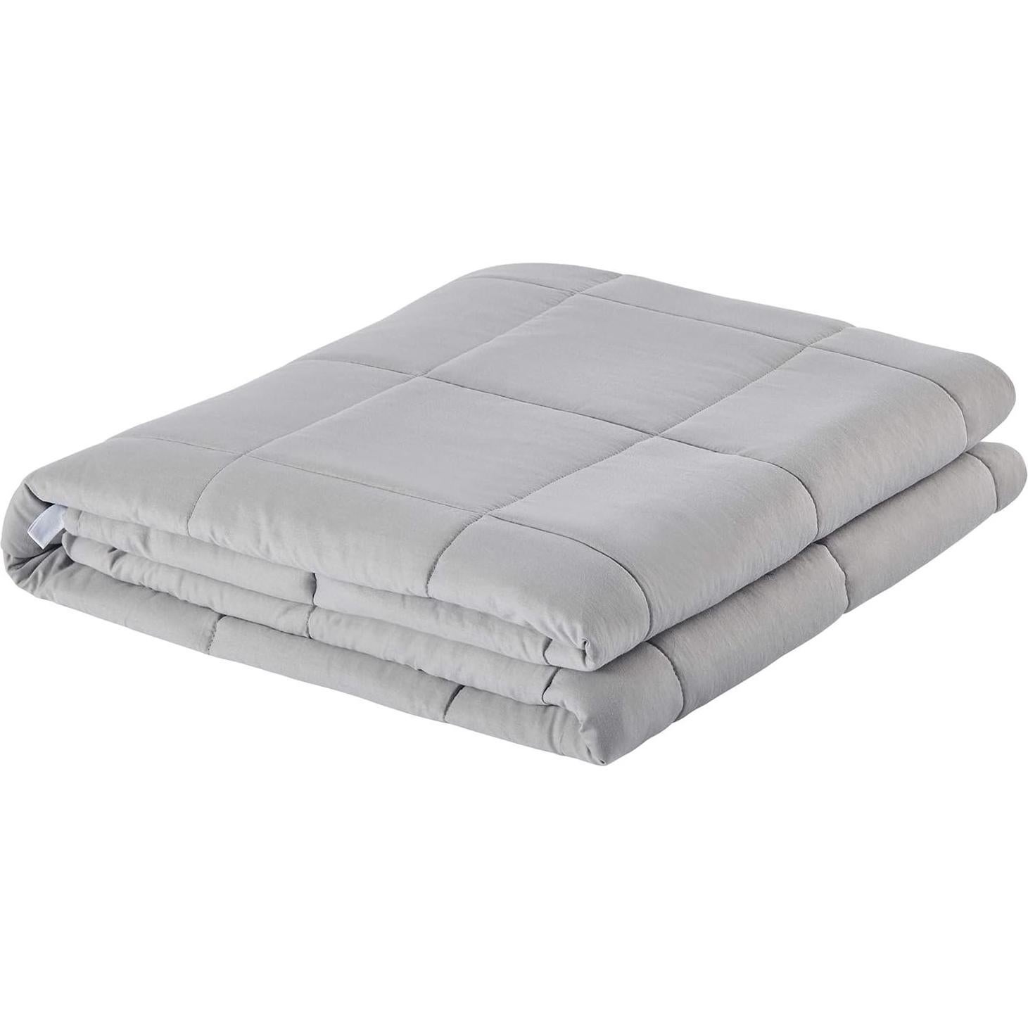 Manta con Peso TONGDADA 101.6x152.4cm 3.2kg Algodón Gris Claro