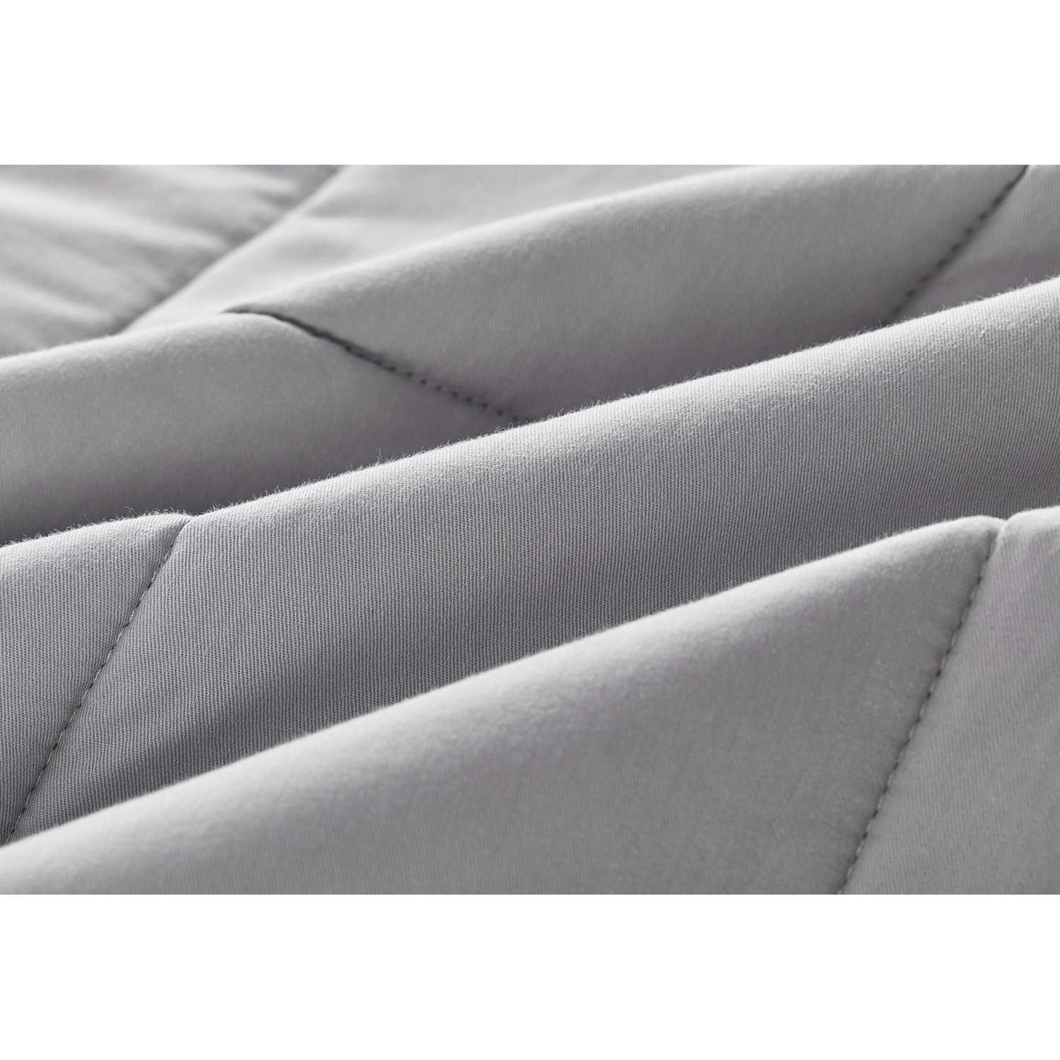 Manta con Peso TONGDADA 101.6x152.4cm 3.2kg Algodón Gris Claro