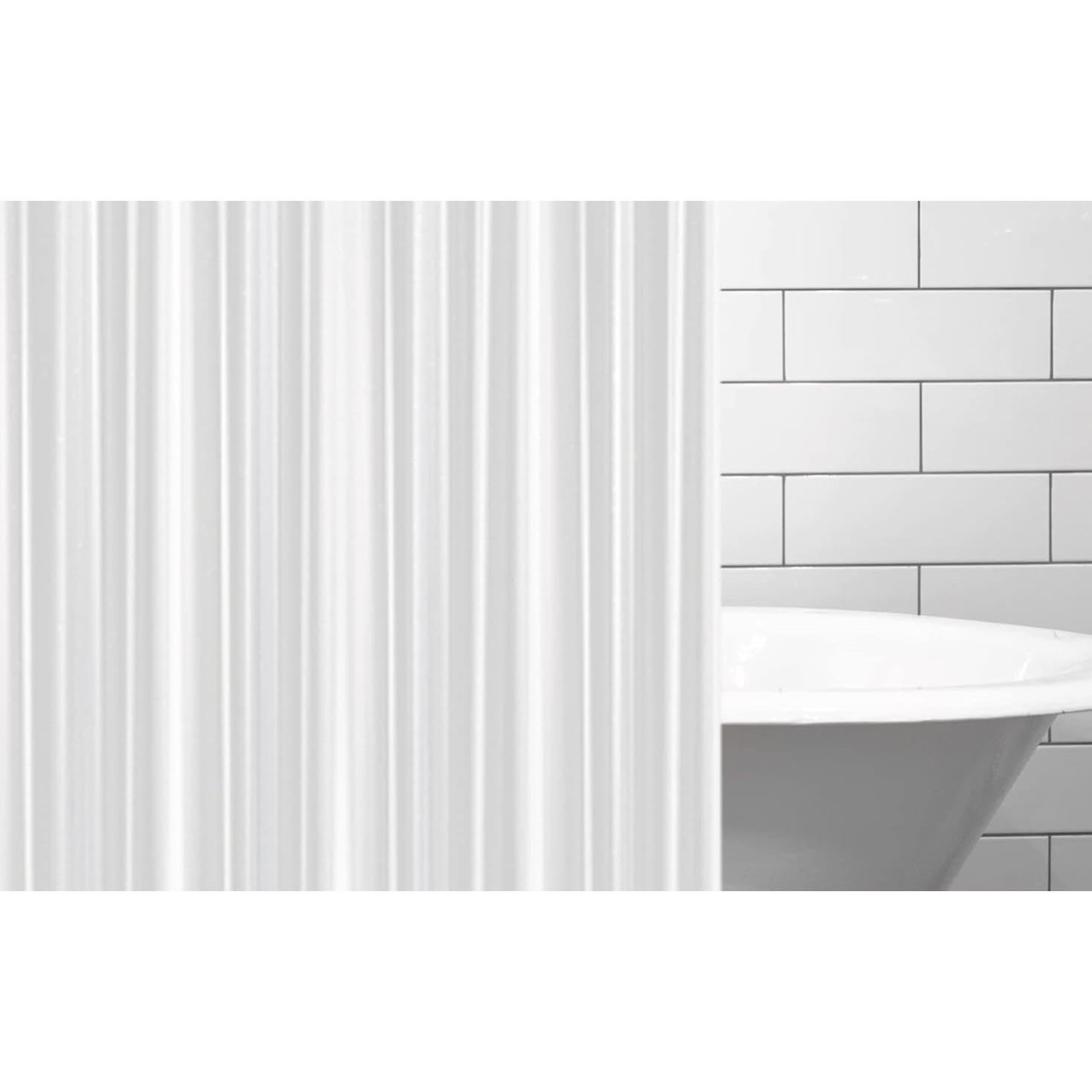 Forro de Ducha Transparente EHZNZIE 1.83x1.83m Impermeable PEVA