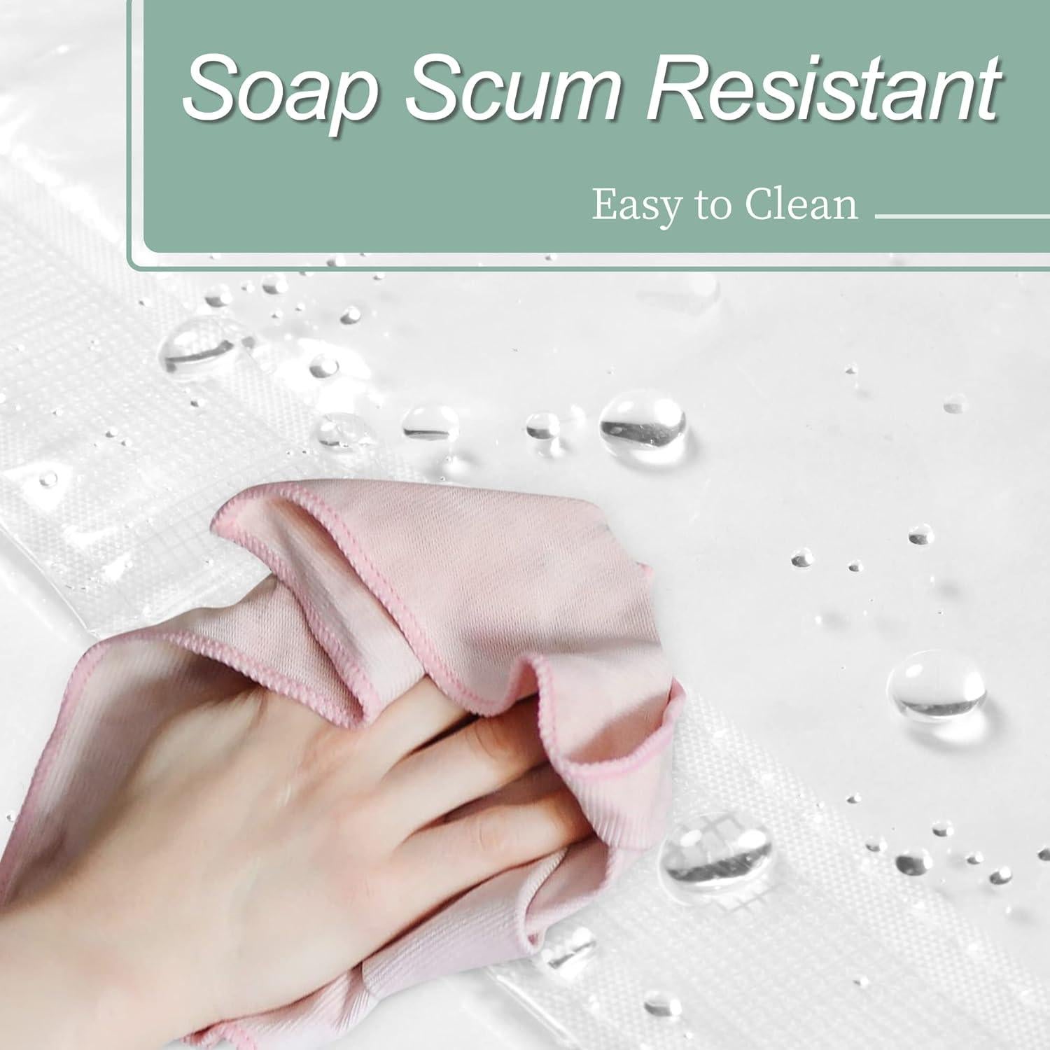 Cortina de Ducha Transparente Sra. Asombrosa 182x182 cm PEVA