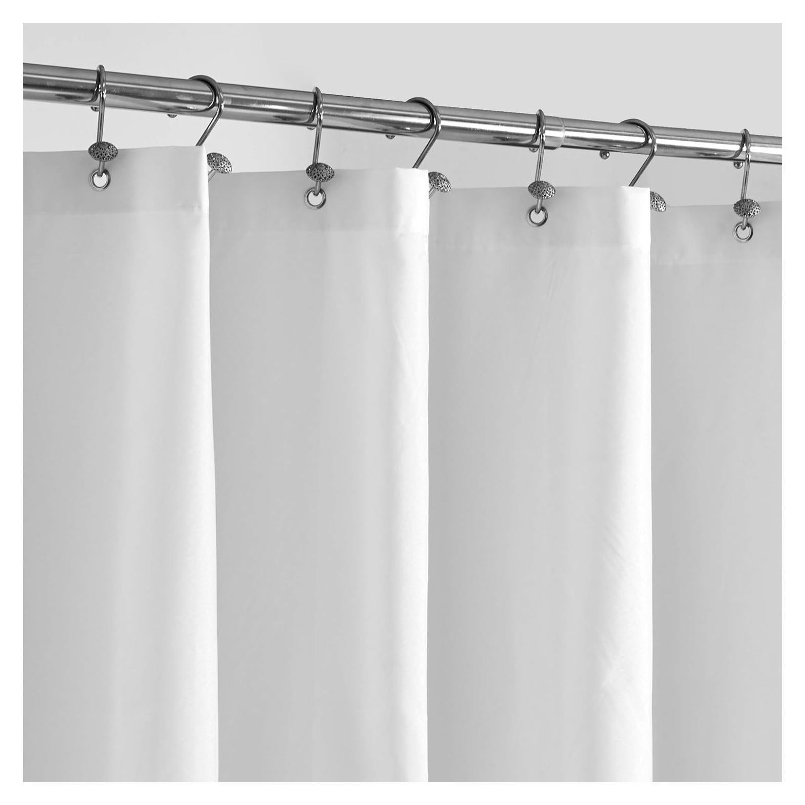 Cortina de Ducha Impermeable ALYVIA SPRING 72x72 cm Blanca