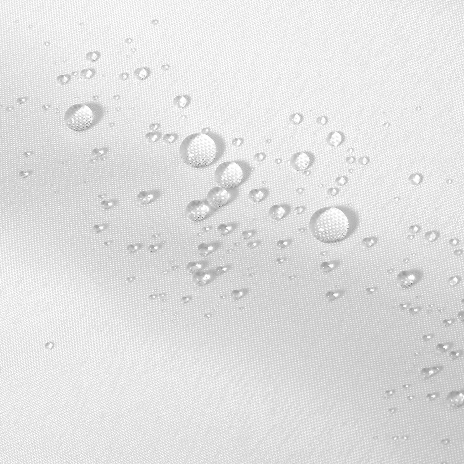 Cortina de Ducha Impermeable ALYVIA SPRING 72x72 cm Blanca