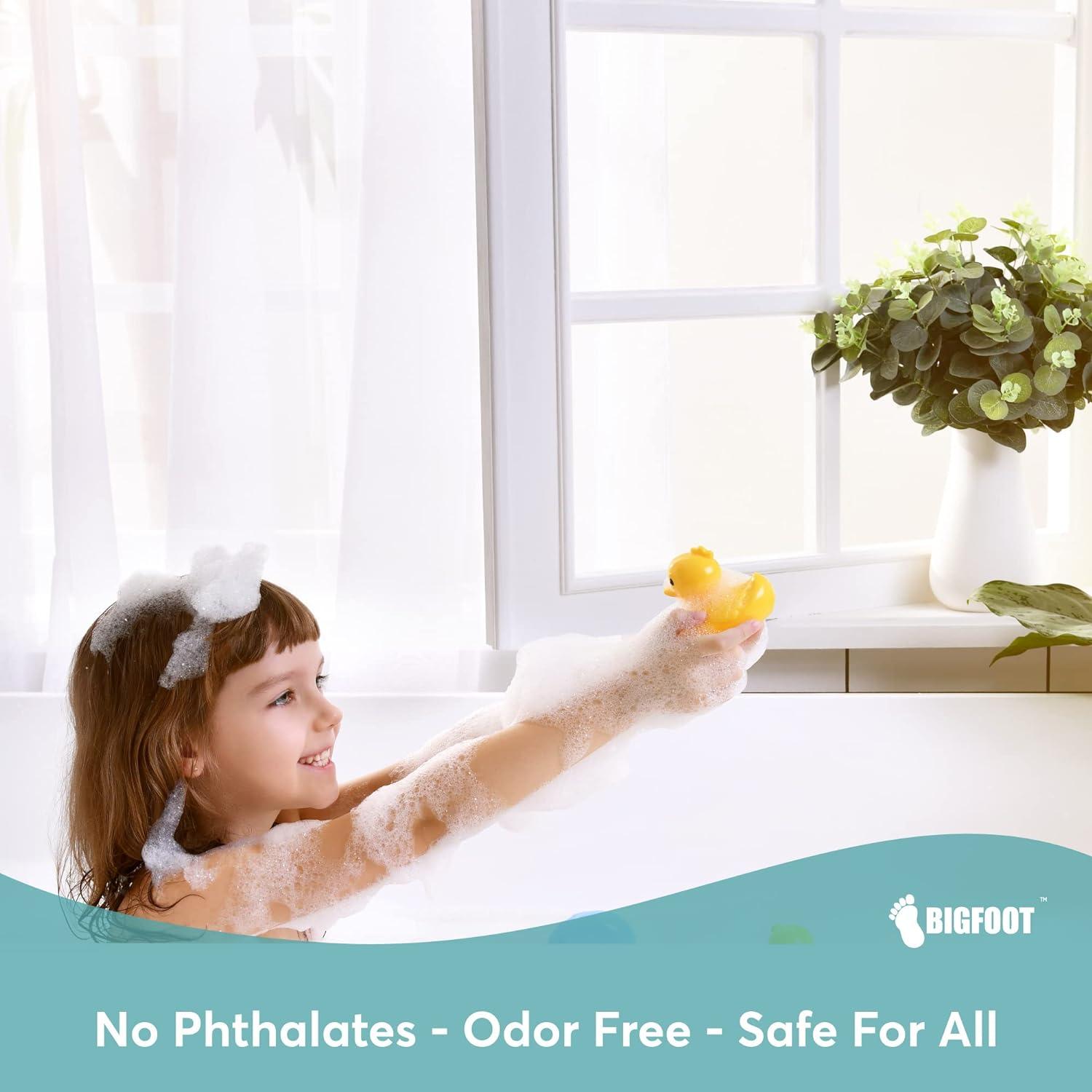 Cortina de Ducha BigFoot 182x182 cm PEVA Impermeable Sin Olores