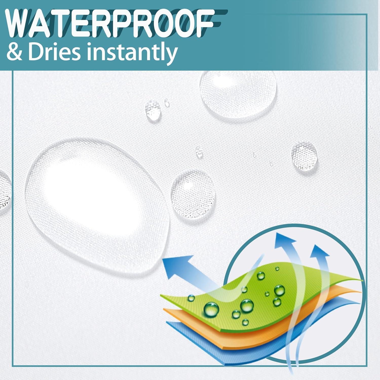 Forro de Cortina de Ducha Conbo Mio 70x54 cm Repelente Agua