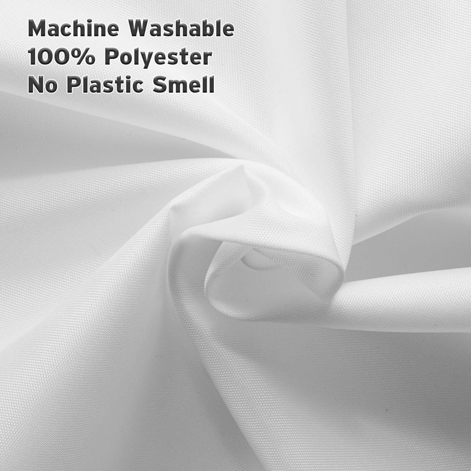 Forro de Ducha Impermeable Titanker 178x183 cm Blanco