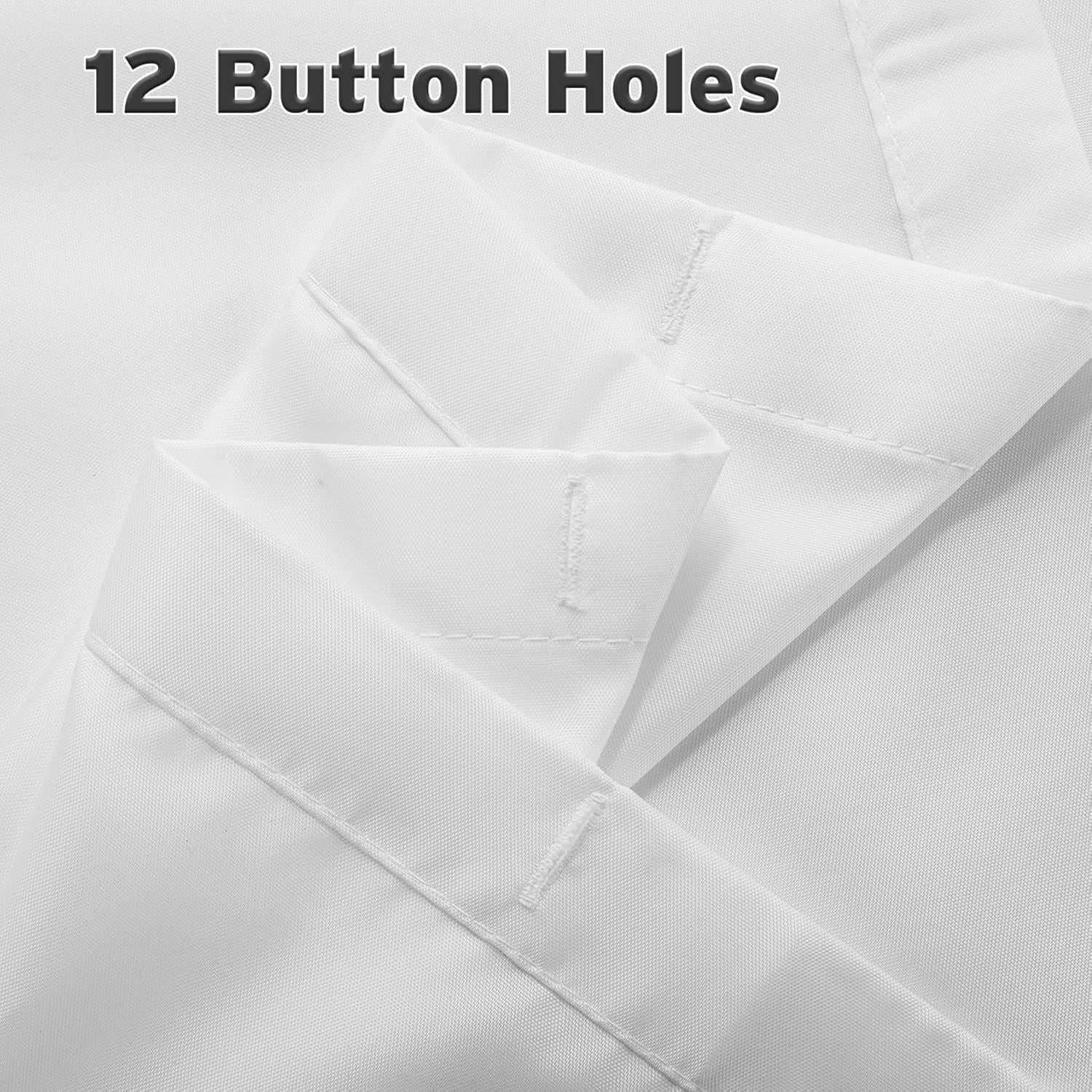 Forro de Ducha Impermeable Titanker 178x183 cm Blanco