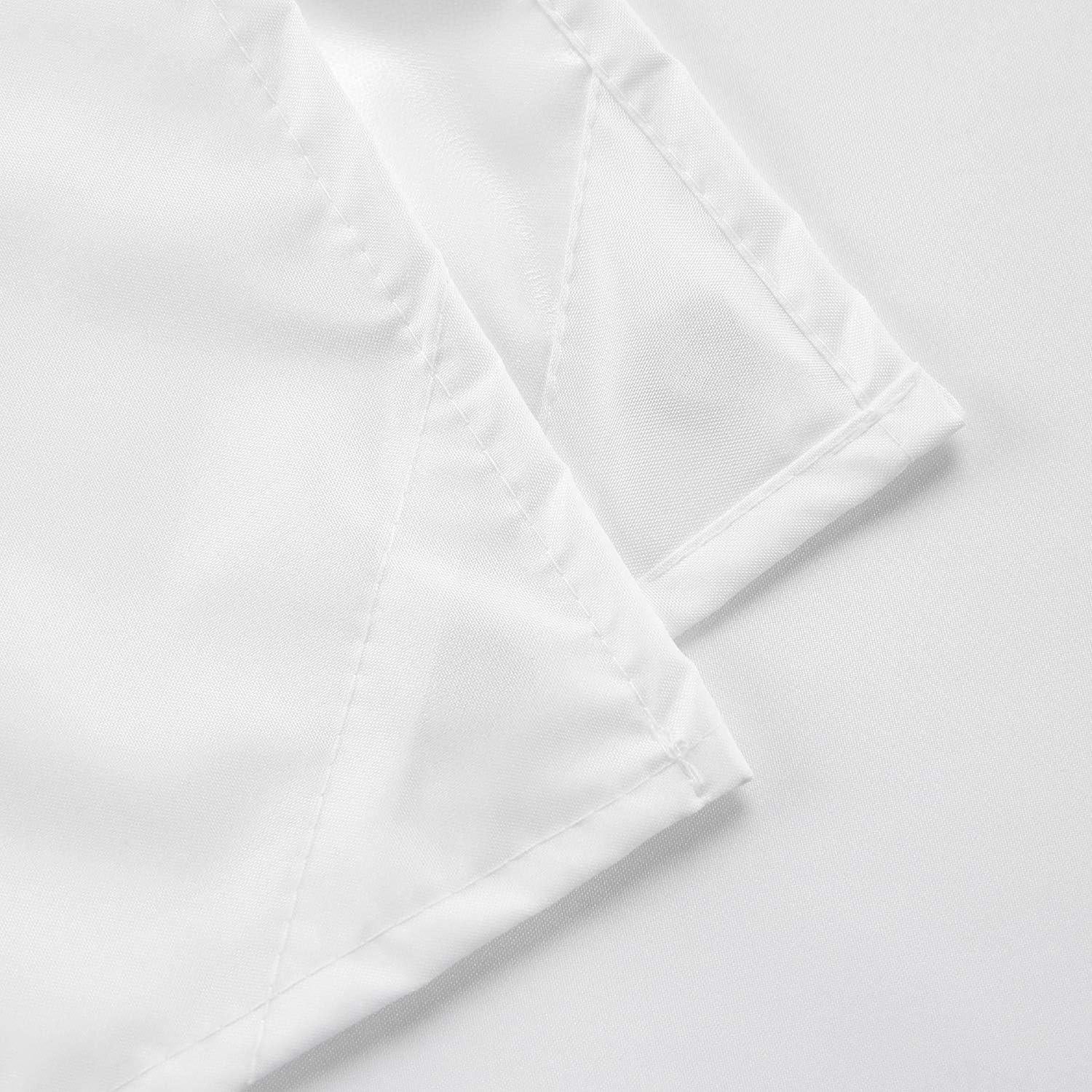 Cortina de Ducha N&Y HOME Nylon Blanca 182.88 x 182.88 cm