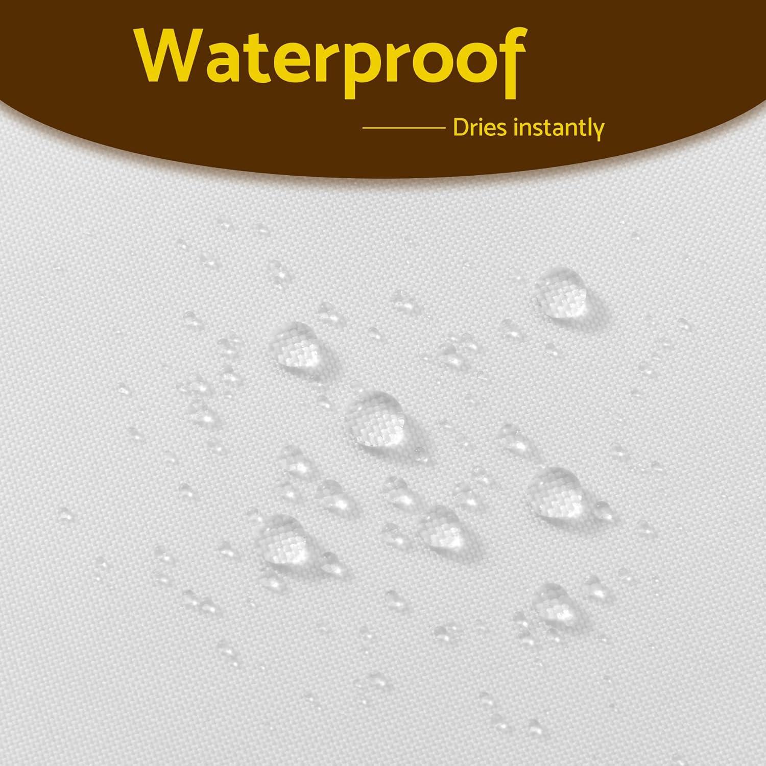 Cortina de Ducha Removible Barossa Design 70x54 cm Blanca