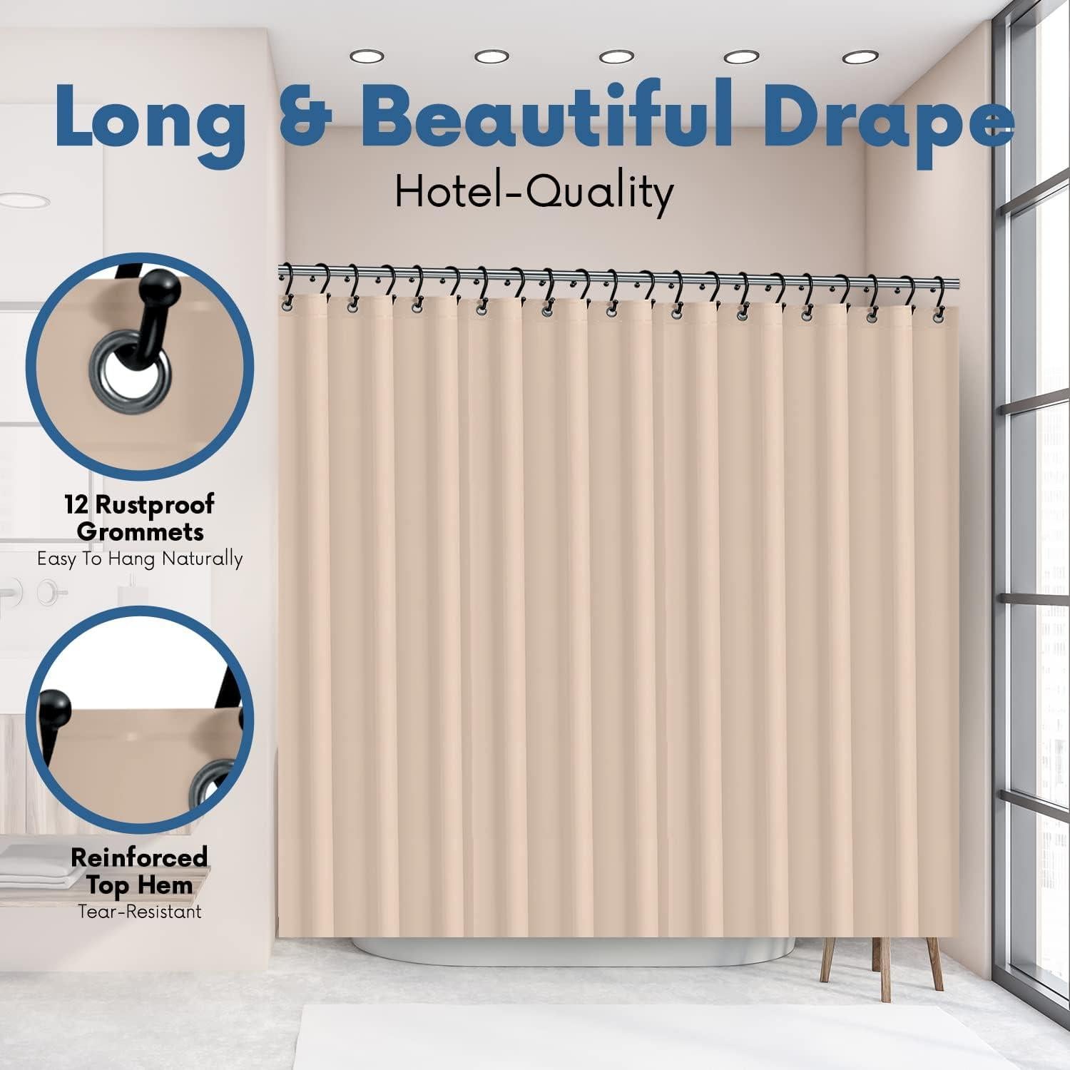 Forro de Ducha Colección Italiana 72x72cm PEVA Arena