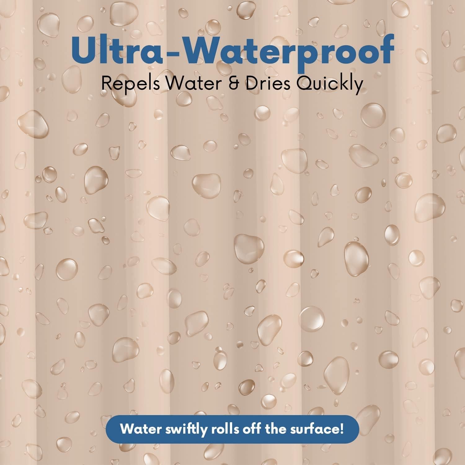 Forro de Ducha Colección Italiana 72x72cm PEVA Arena
