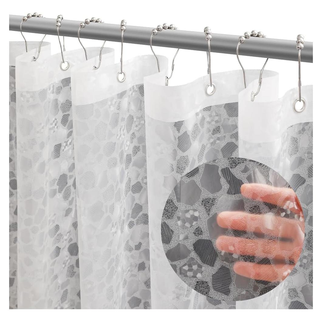 Cortina de Ducha Ga-Geetopia EVA Transparente 3D 180x180 cm