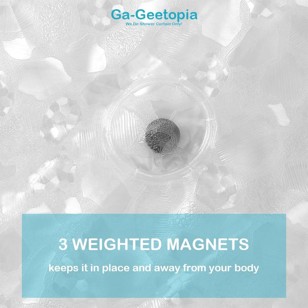 Cortina de Ducha Ga-Geetopia EVA Transparente 3D 180x180 cm