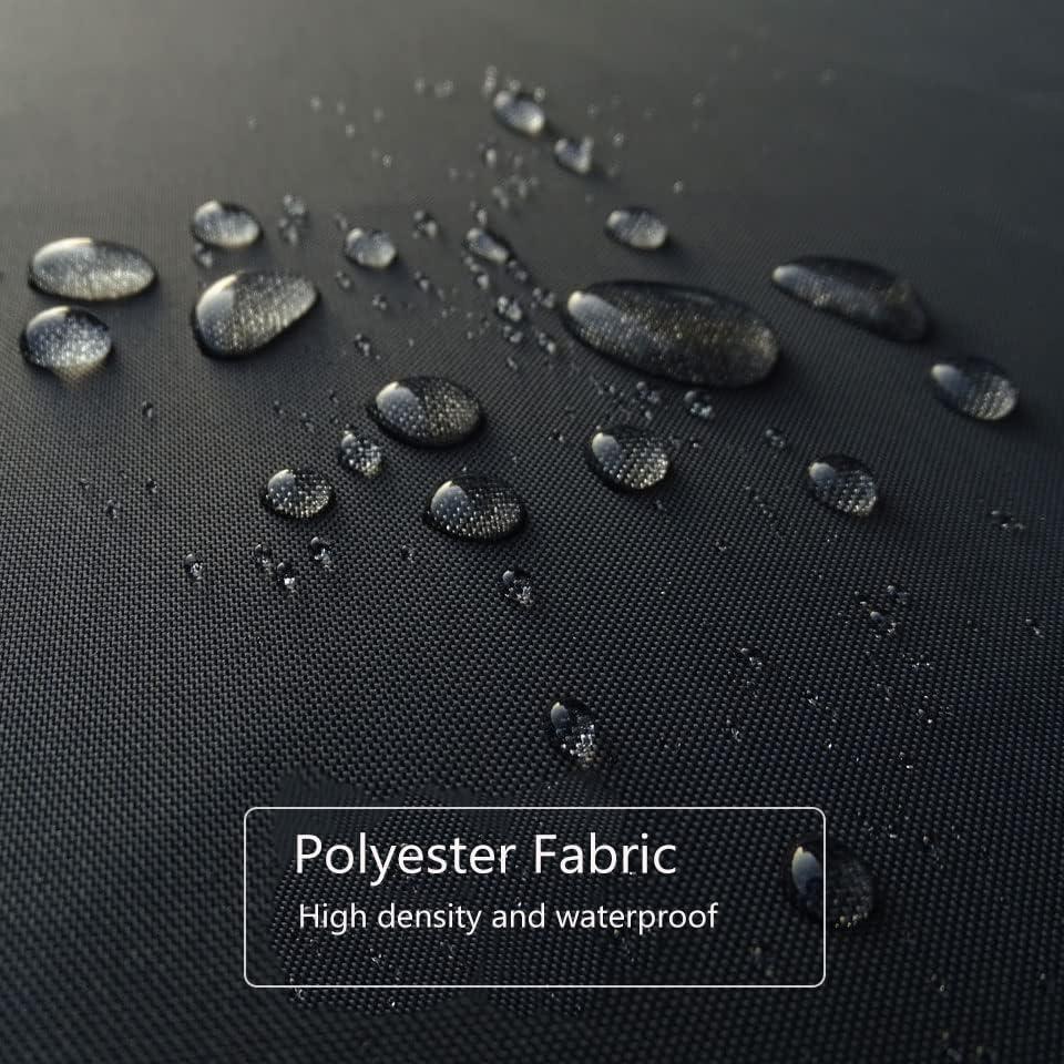 Forro de Cortina de Ducha LLSCL Negro 72x72cm Impermeable