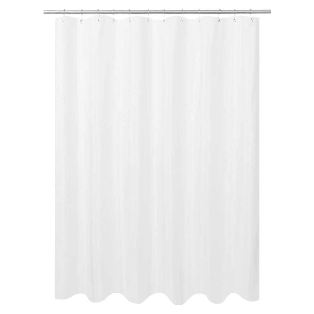 Cortina de Ducha Impermeable N&Y HOME 183x183 cm Blanca