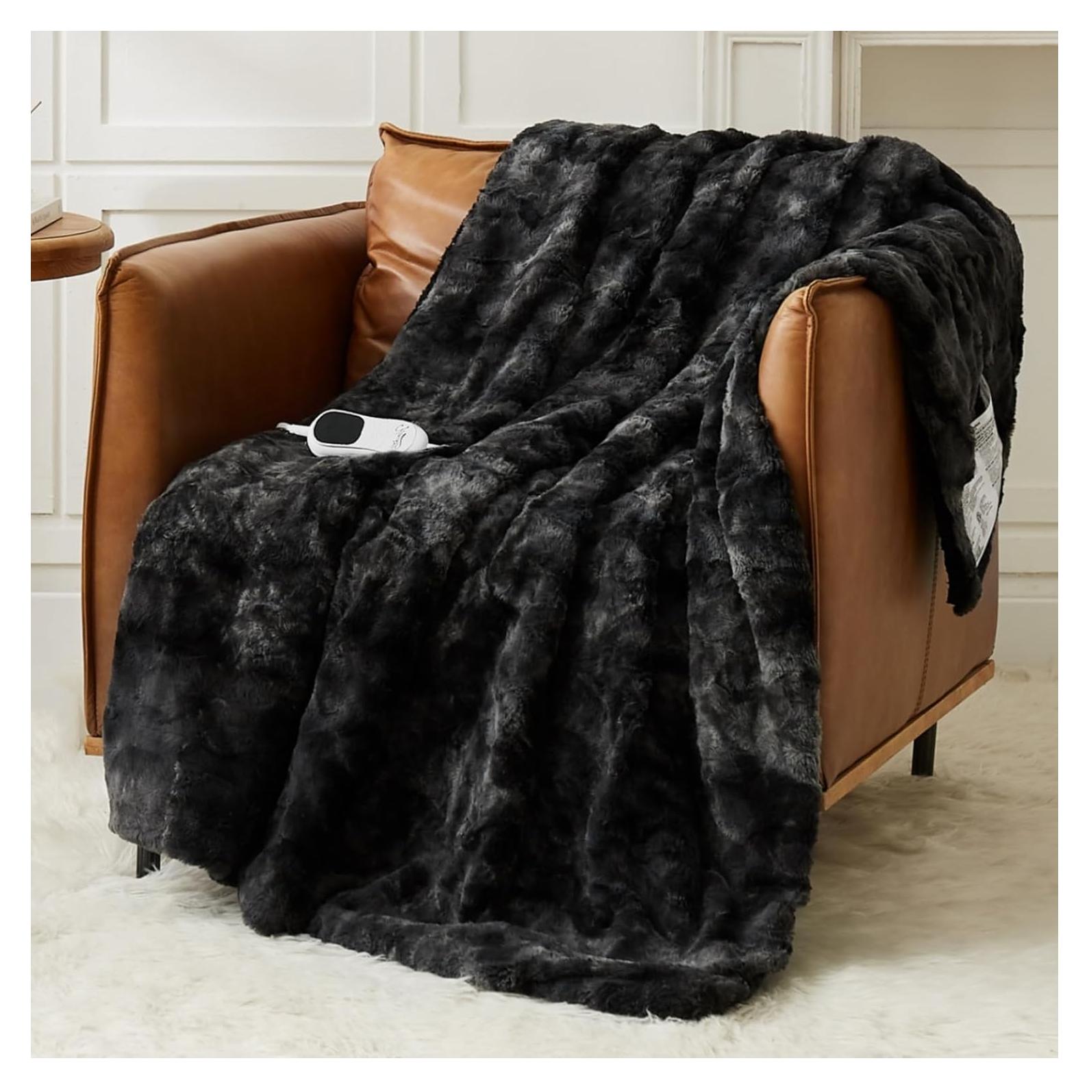 Manta Eléctrica Homemate 127x152cm 10 Niveles Calor Automático