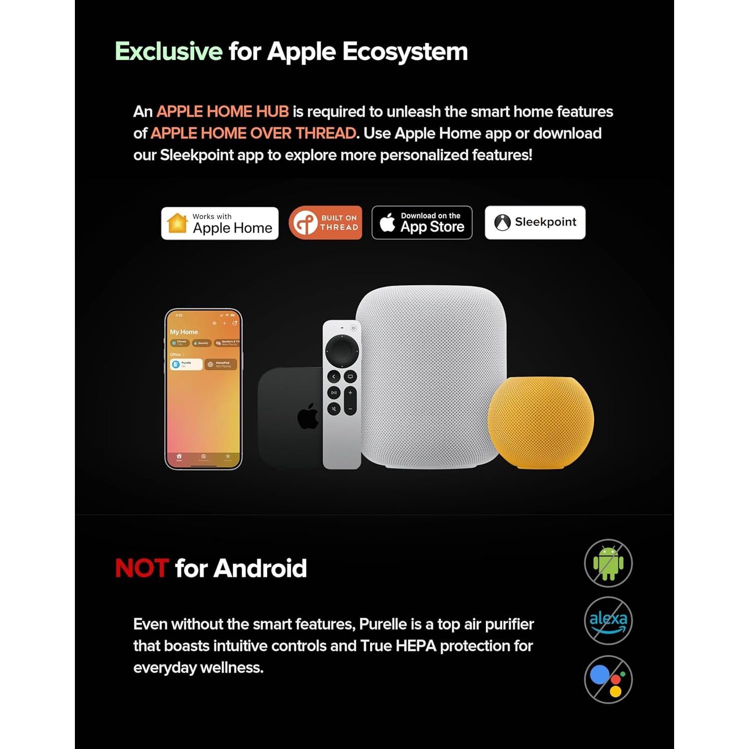 Purificador de Aire Inteligente Airversa AP2 H13 HEPA 1000 m²