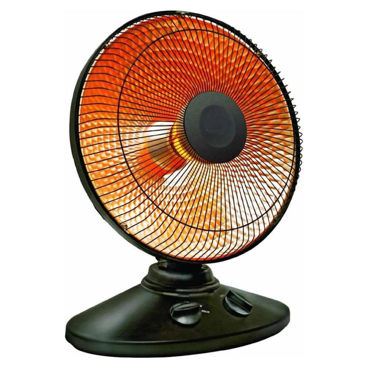 Calentador radiante eléctrico EZ-HEAT 1000W oscilante 70°