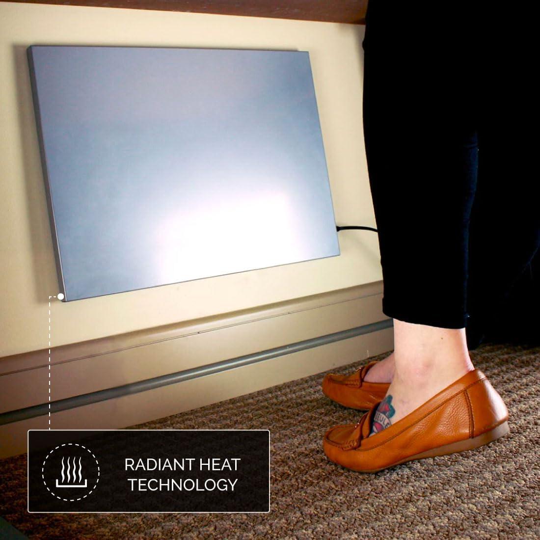 Calentador de Panel Plano Cozy Products CL, 150W, Eficiente y Seguro