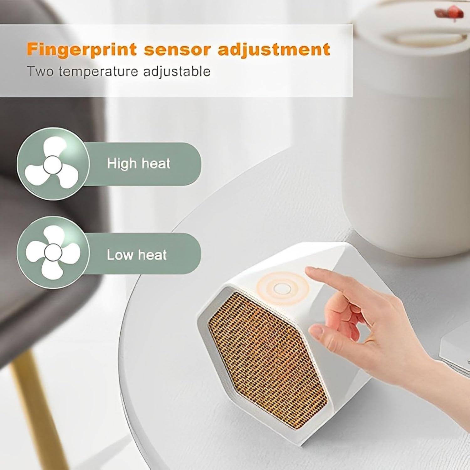 Calentador de Espacio Eléctrico Goodscious 600W Blanco