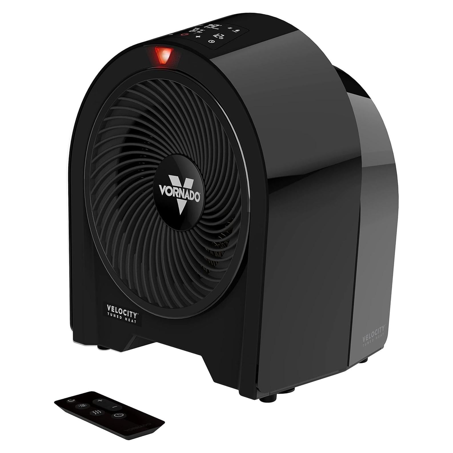Calefactor Vornado Velocity 5R 120V con Control Remoto Negro