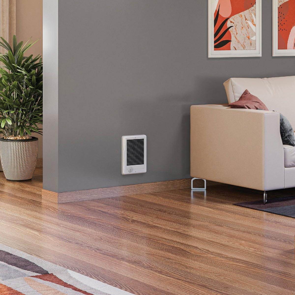 Calentador de Pared Eléctrico Cadet Com-Pak 1500W Blanco