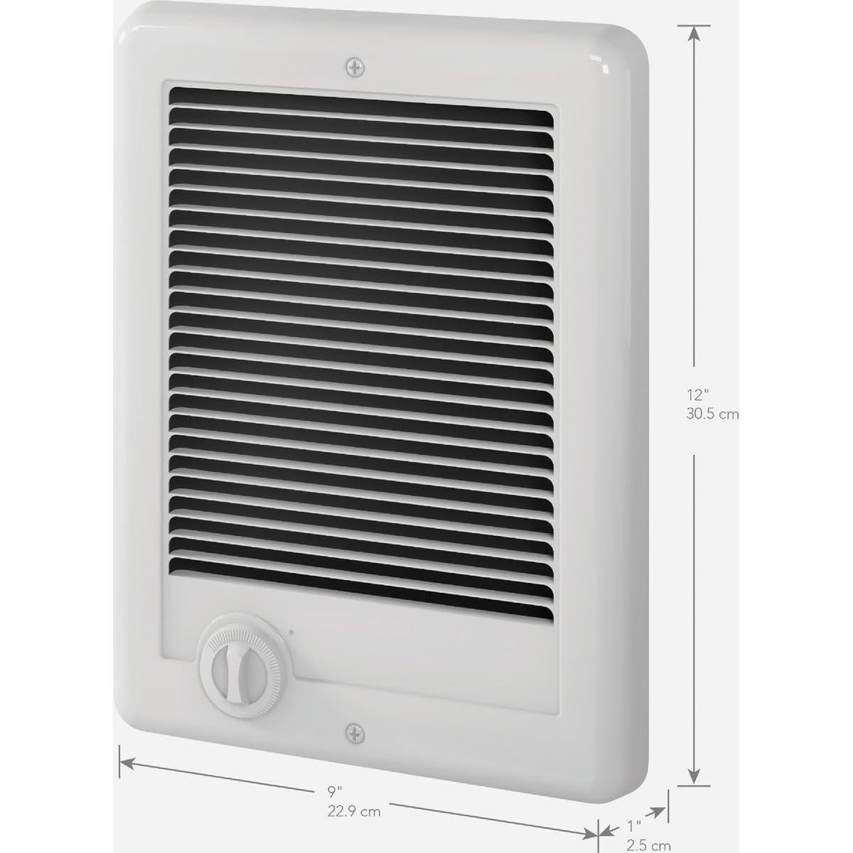 Calentador de Pared Eléctrico Cadet Com-Pak 1500W Blanco