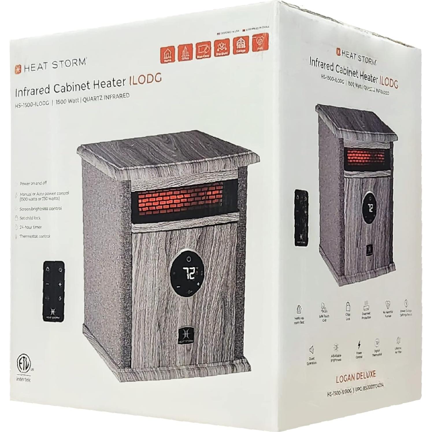 Calentador de gabinete eléctrico Heat Storm HS-1500-ILODG 1500W