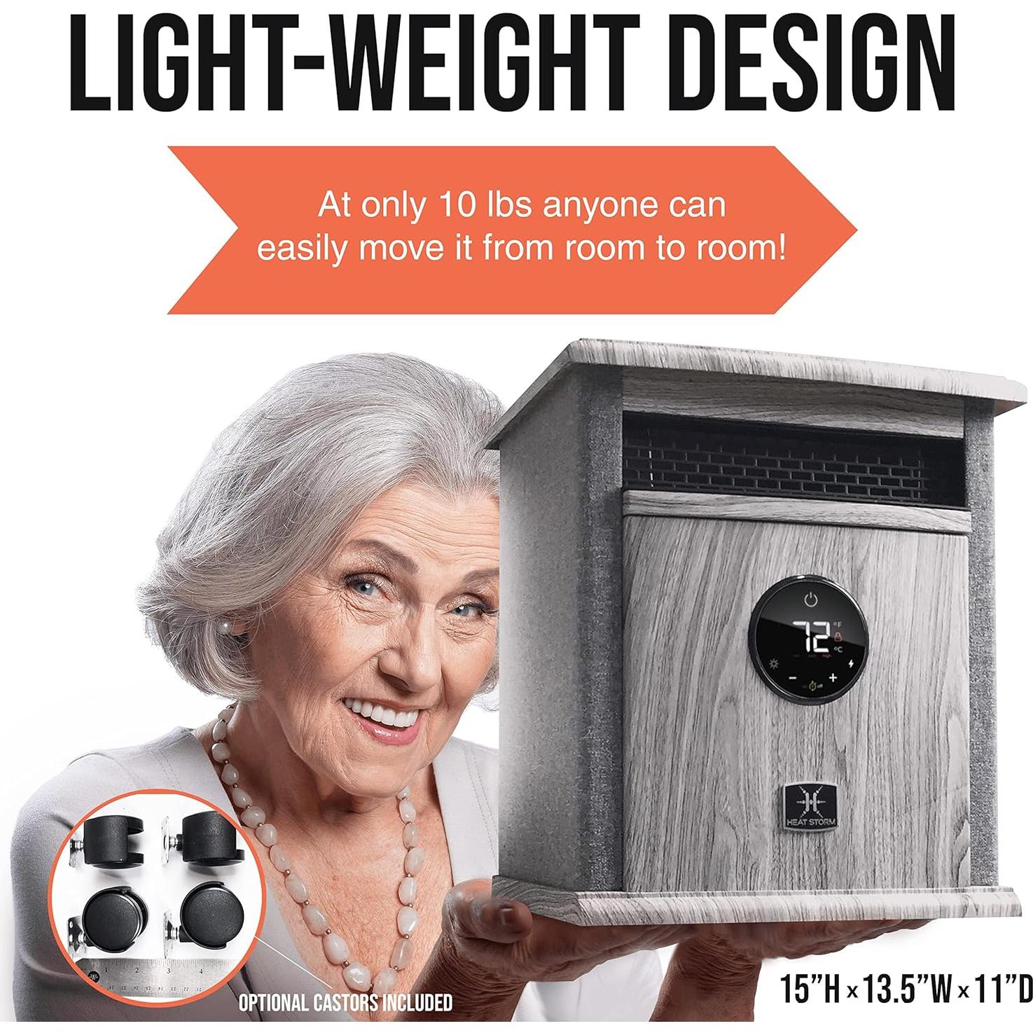 Calentador de gabinete eléctrico Heat Storm HS-1500-ILODG 1500W