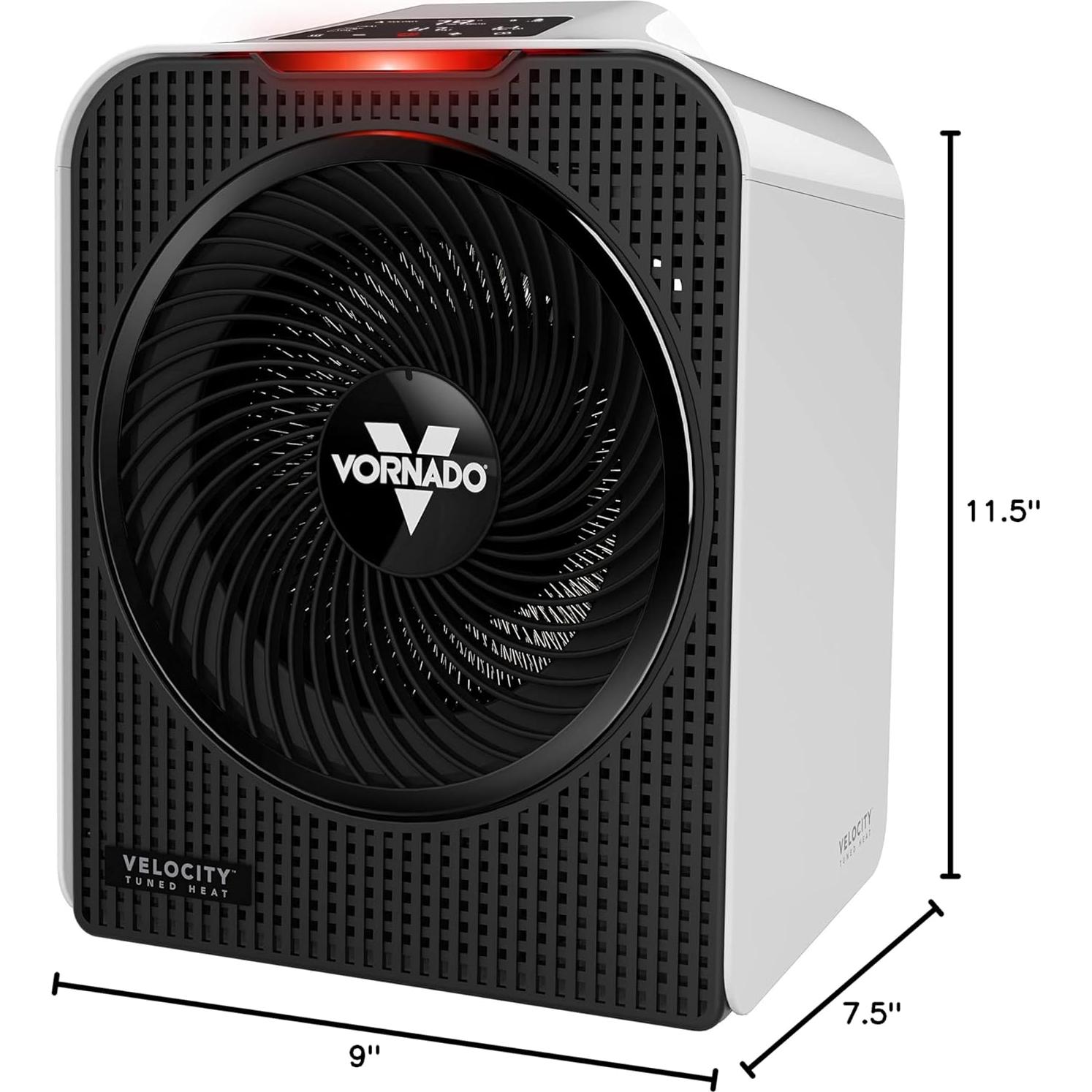 Calefactor Vornado Velocity 5 Eléctrico Blanco 2 Velocidades