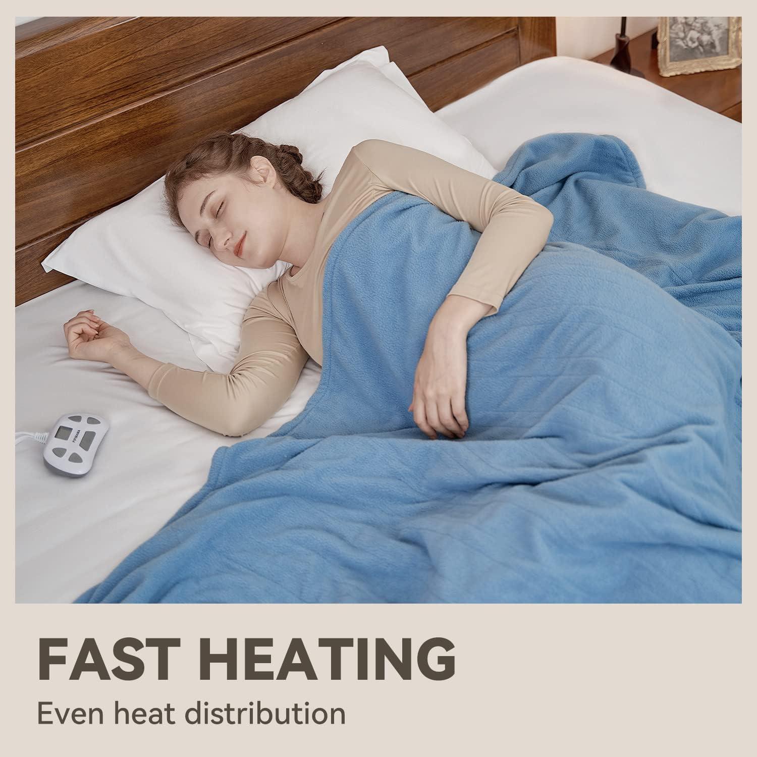 Manta Eléctrica Individual PiPiMAMA 213x157 cm 10 Niveles Calentamiento