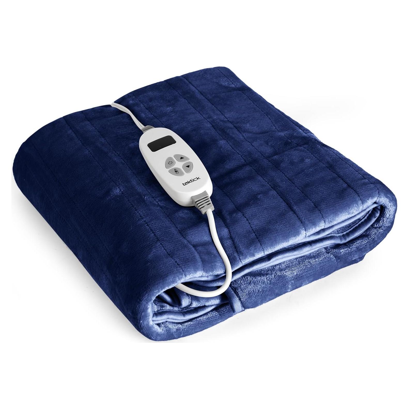 Manta Térmica Eléctrica TAKTICK 127x152 cm Azul Marino