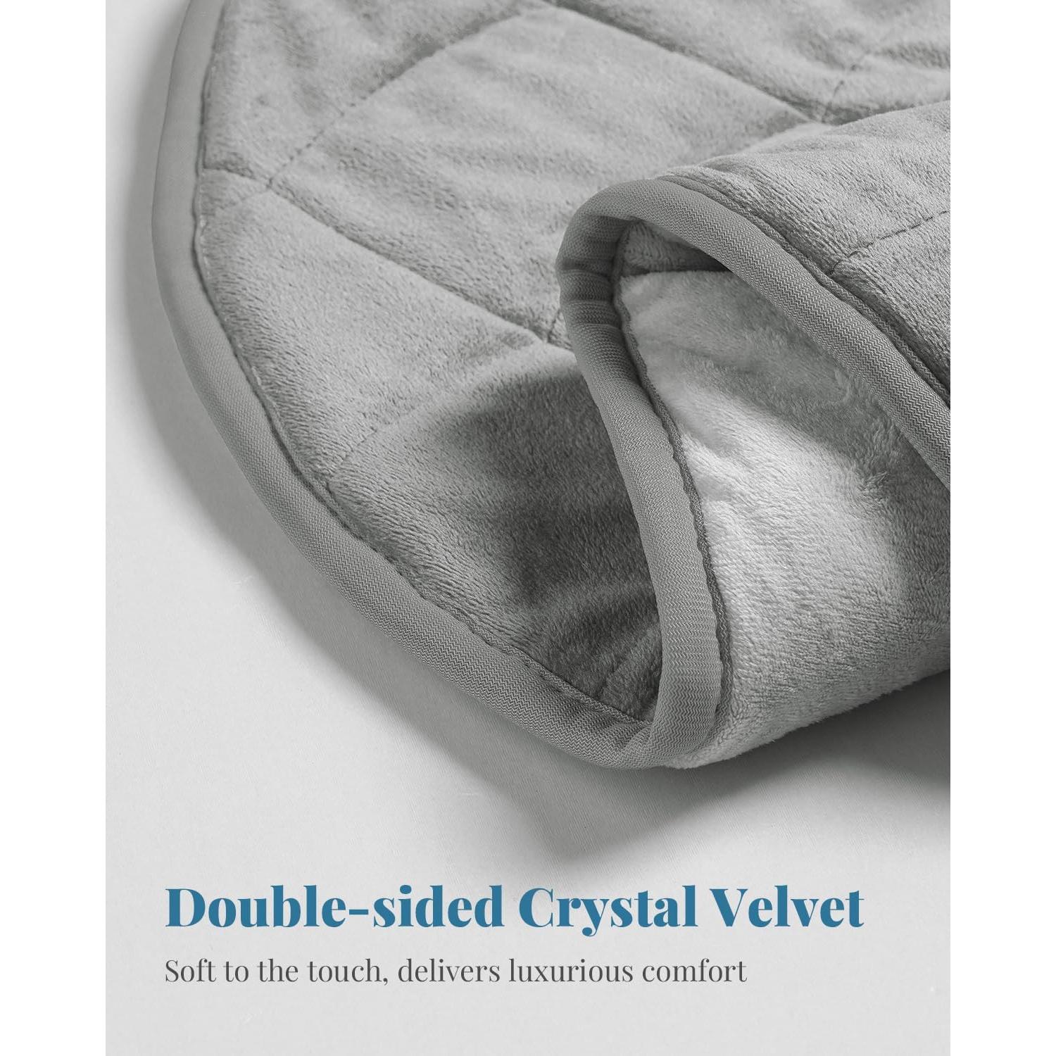 Almohadilla Térmica con Peso Kivik 61x74cm 2.27kg Gris