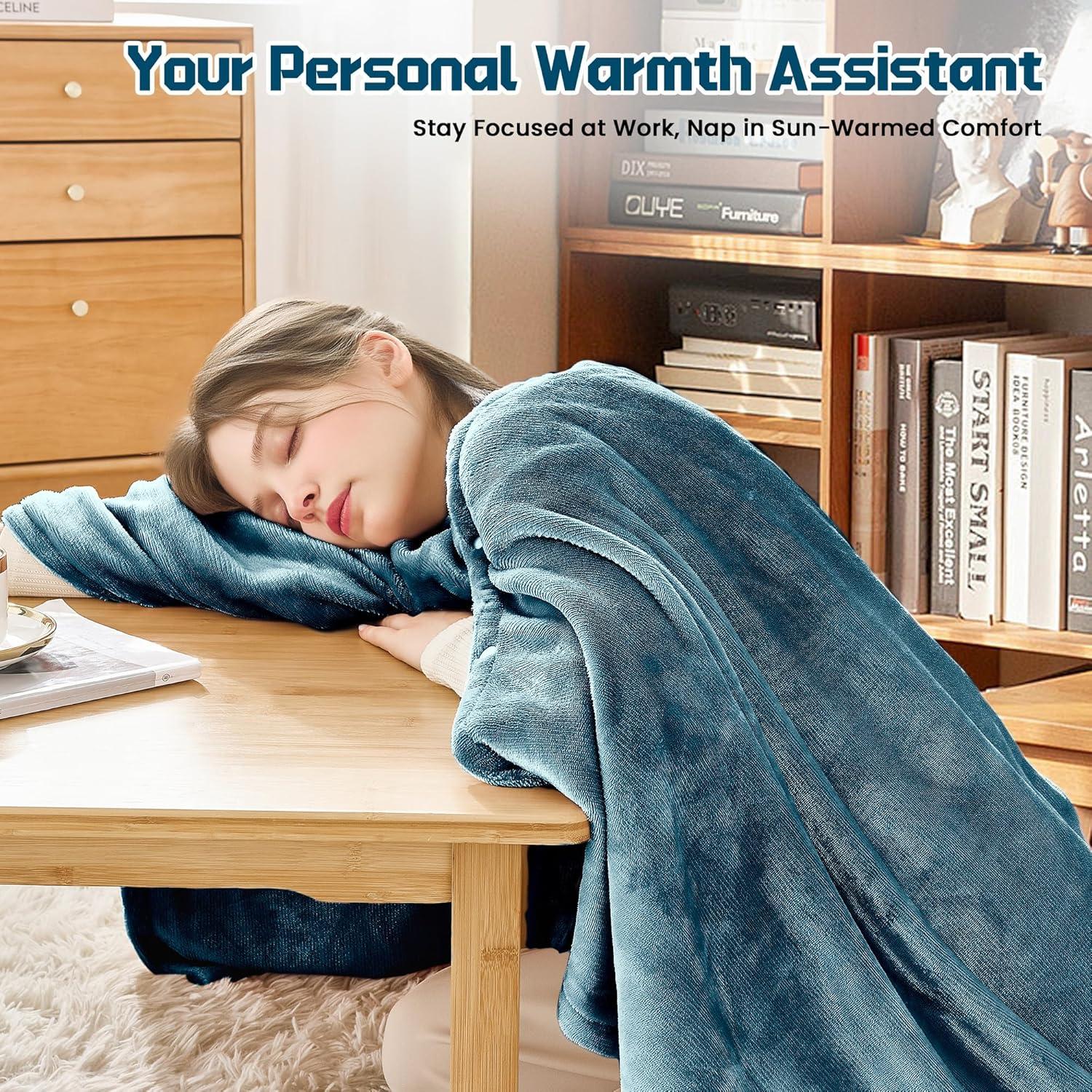 Manta Térmica Eléctrica MAXEVE 10000mAh Azul Polvoriento