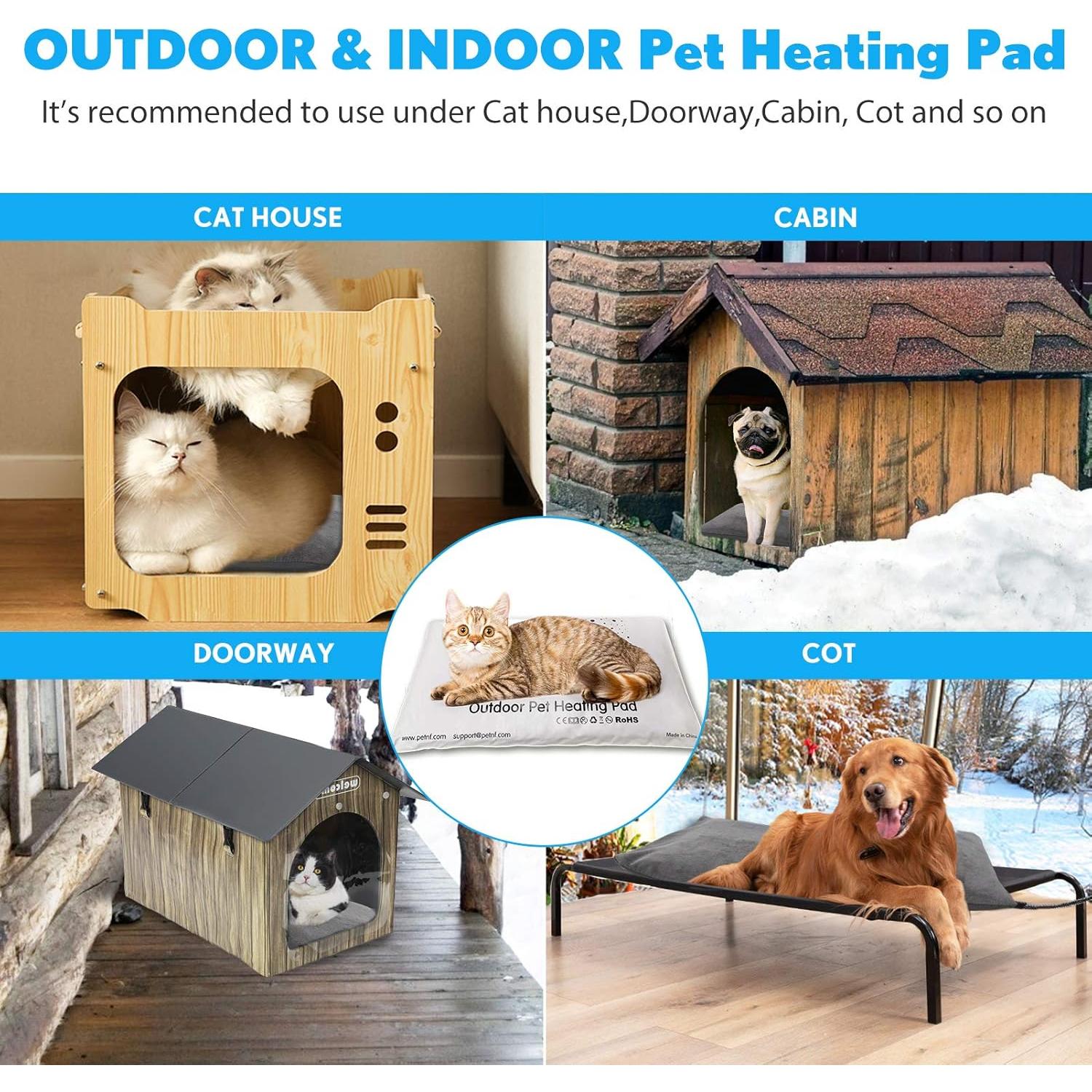 Almohadilla de Calentamiento para Mascotas PETNF 40x50cm Impermeable