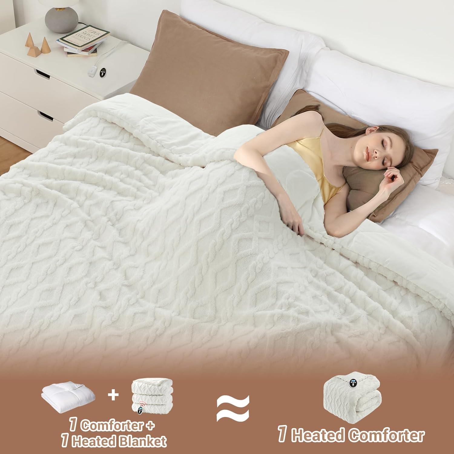 Manta Térmica Eléctrica STARBEDIA Rey 264x229 cm Control LCD