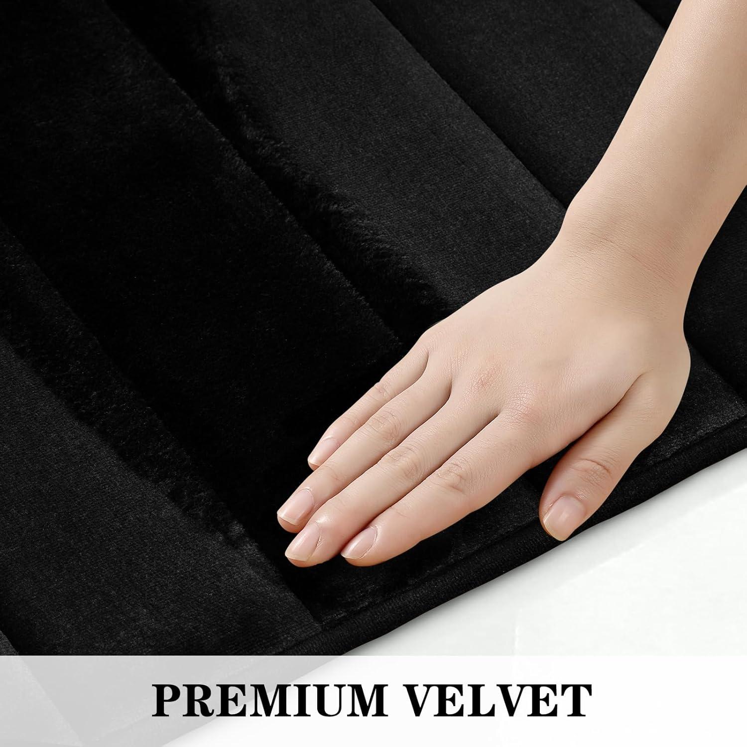 Conjunto de Alfombrillas de Baño BYSURE 3 Piezas Antideslizante