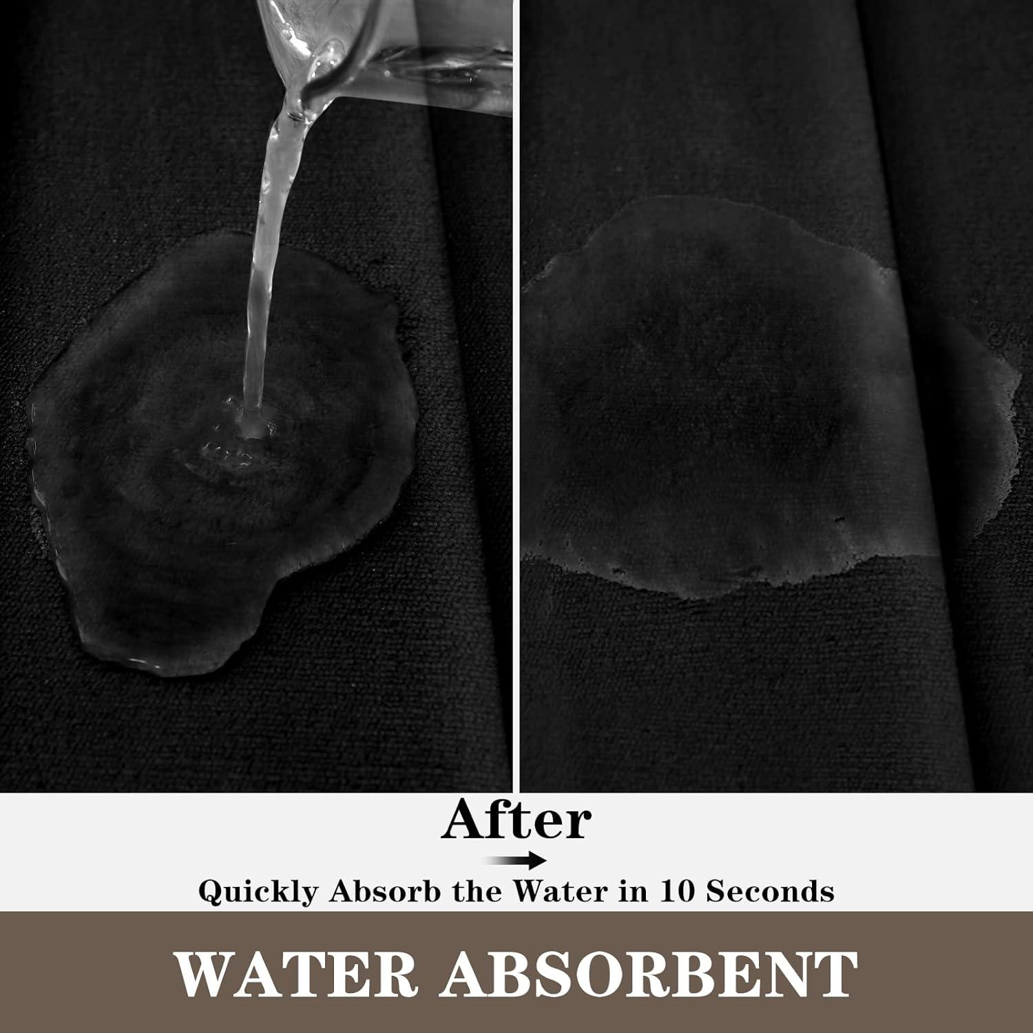 Conjunto de Alfombrillas de Baño BYSURE 3 Piezas Antideslizante