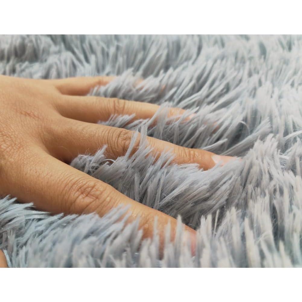 Juego de 4 Alfombras de Baño Antideslizantes Huniupore Negro