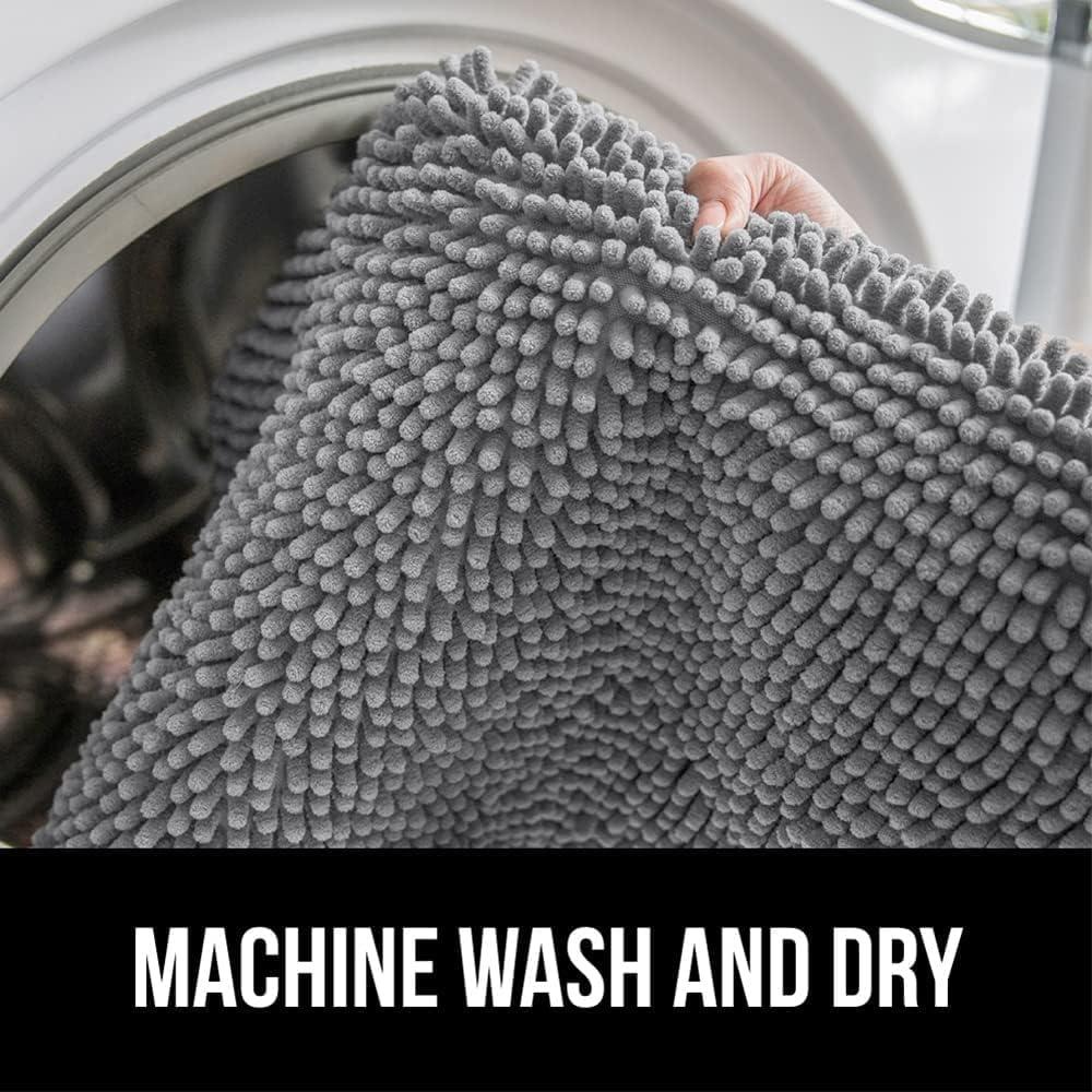 Juego de Alfombras de Baño Gorilla Grip 3 Piezas Gris