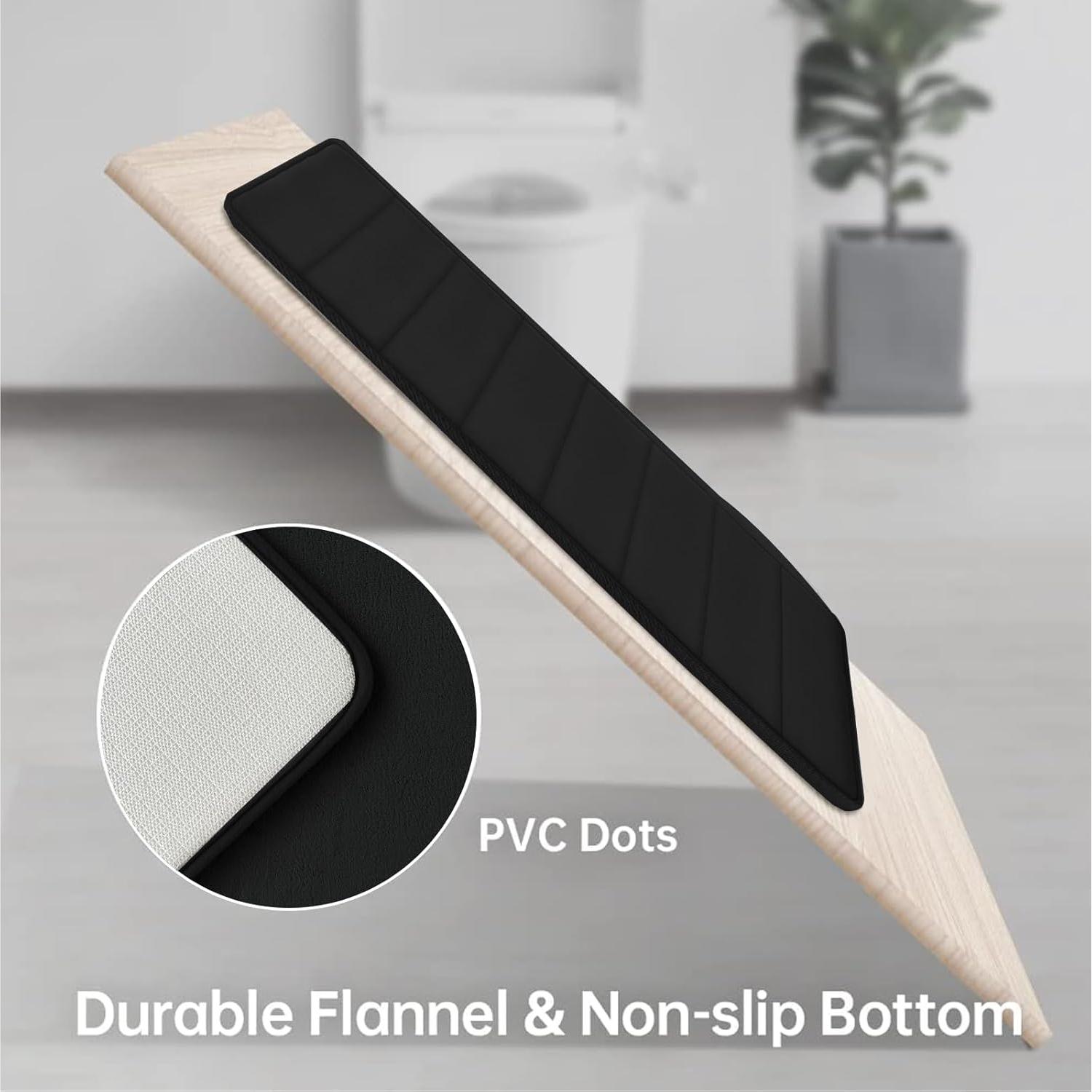 Juego de Alfombrillas de Baño RUN HELIX 3 Piezas Antideslizantes