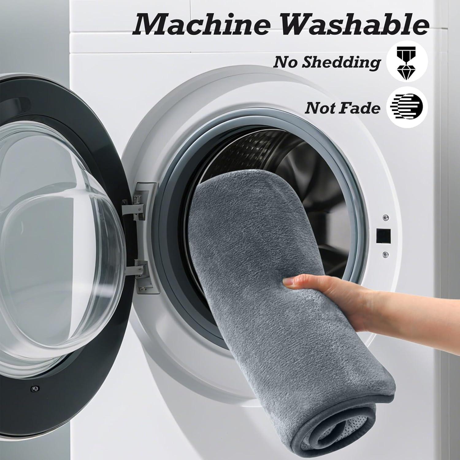 Conjunto de Alfombrillas de Baño HUXMEYSON 3 Piezas Antideslizante