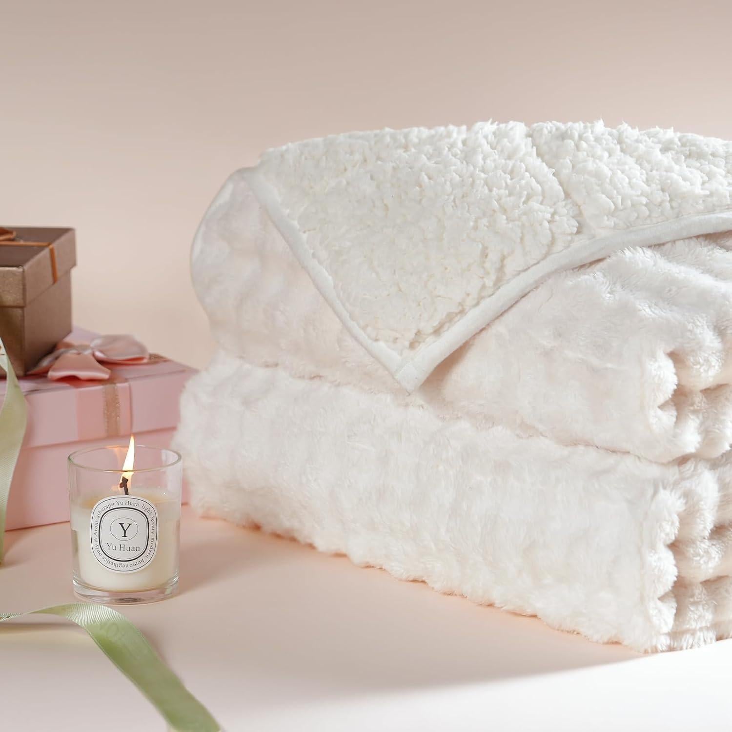 Manta con peso Cottonblue 6.8kg Burbuja Sherpa 152x203cm