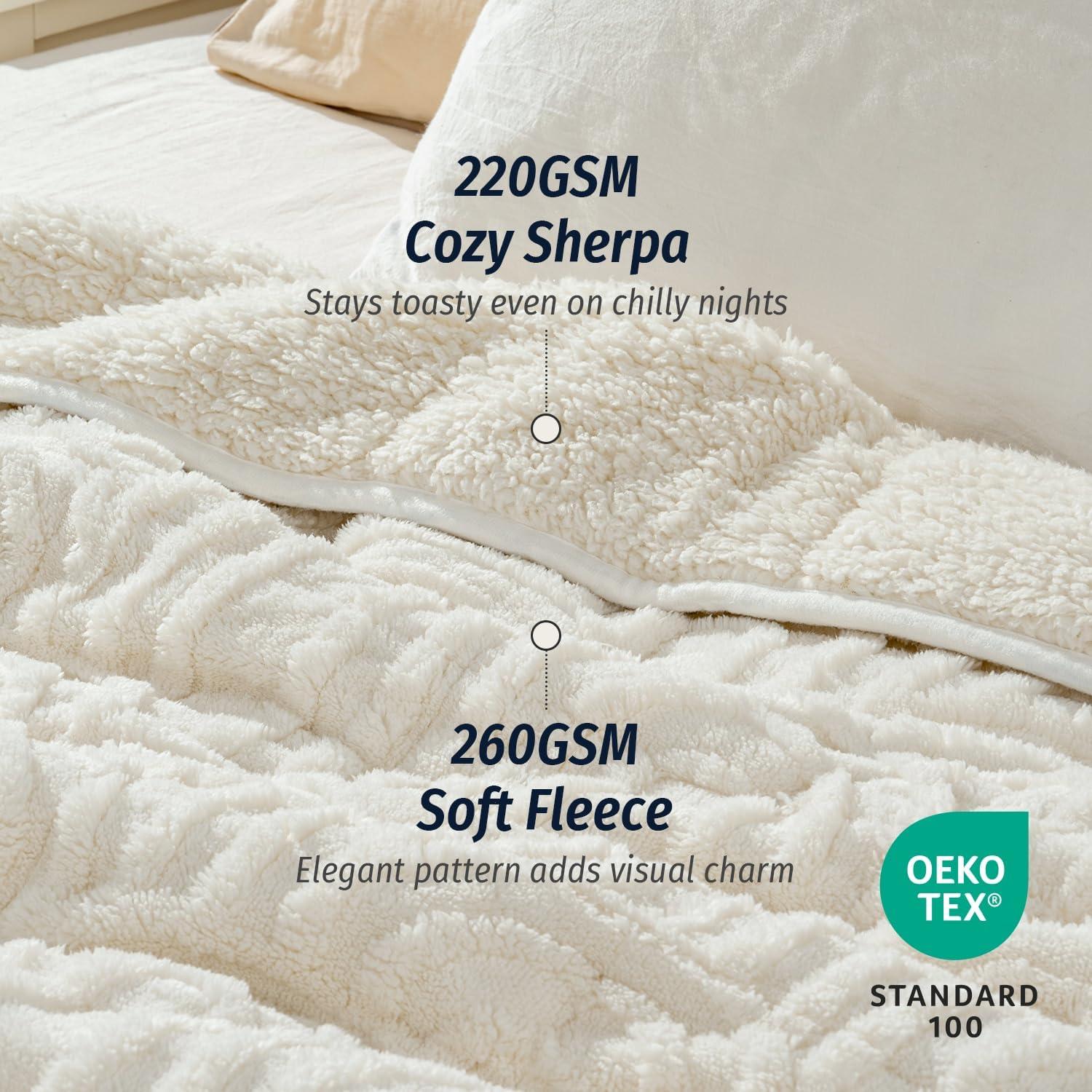 Manta con peso Wemore Jacquard 152x203 cm 9.07 kg Sherpa