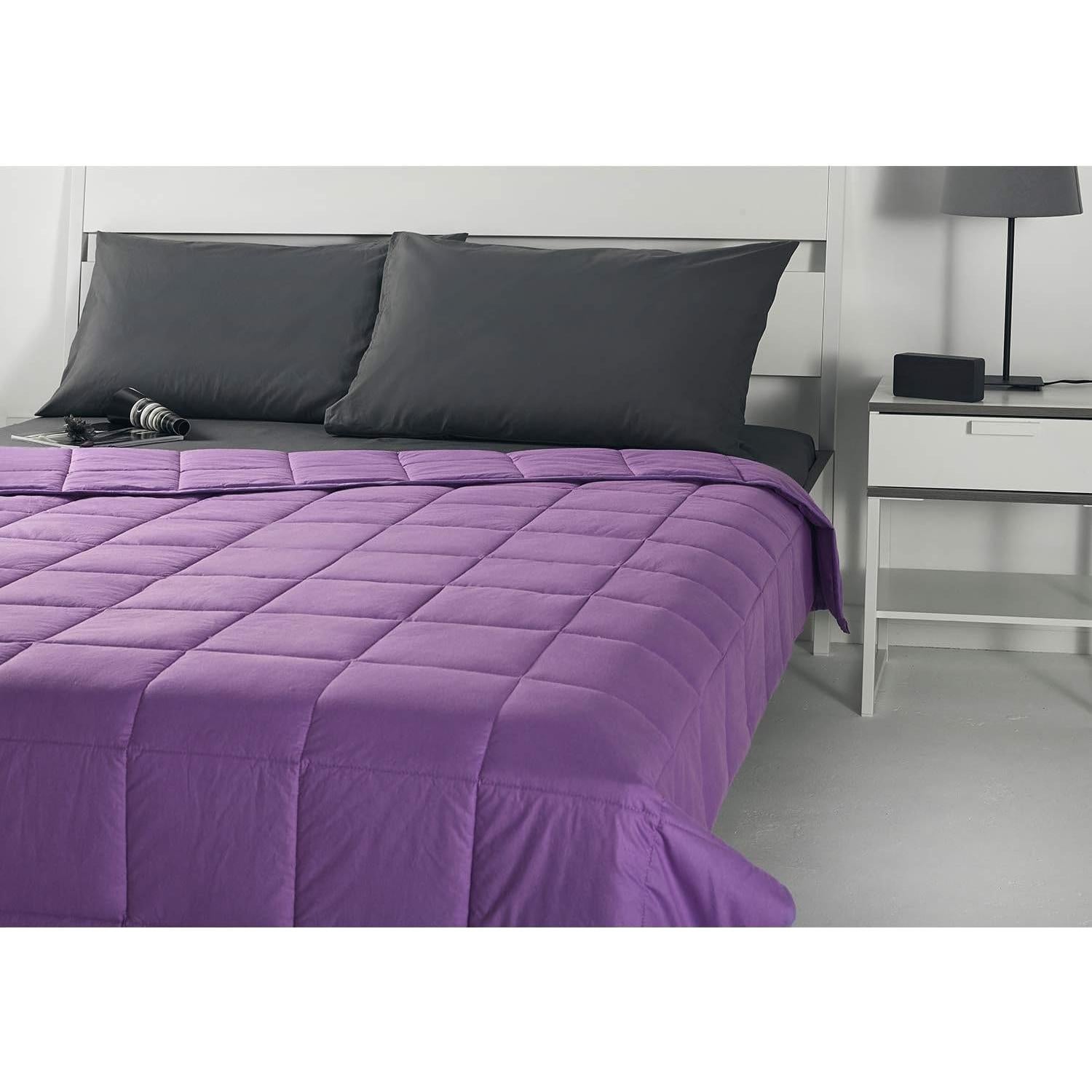 Manta con peso RelaxBlanket 152x203 cm 4.54 kg Algodón Púrpura