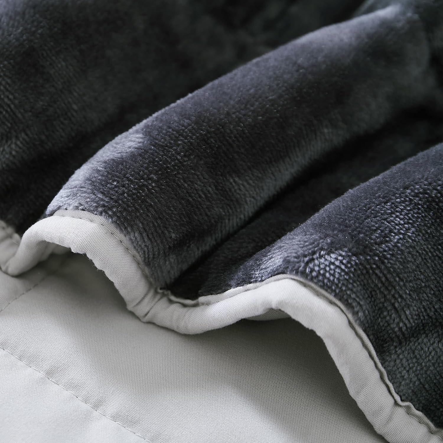 Manta con Peso MOTRIP 4.54kg Franela Gris 121.92x182.88cm