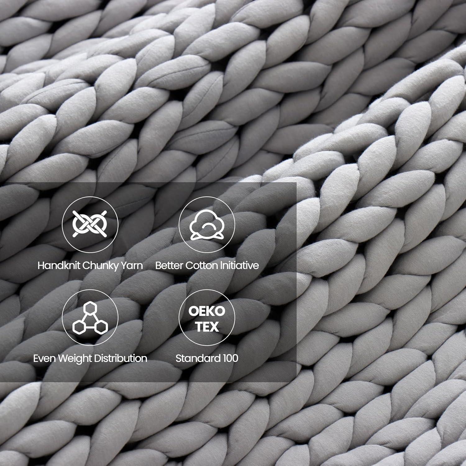 Manta con peso Goodhipi 121.92x182.88 cm 5.44 kg Transpirable