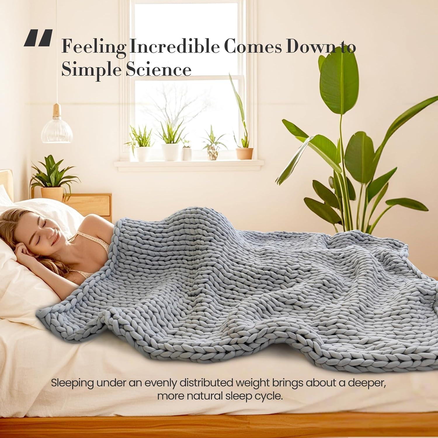 Manta con peso Goodhipi 121.92x182.88 cm 5.44 kg Transpirable