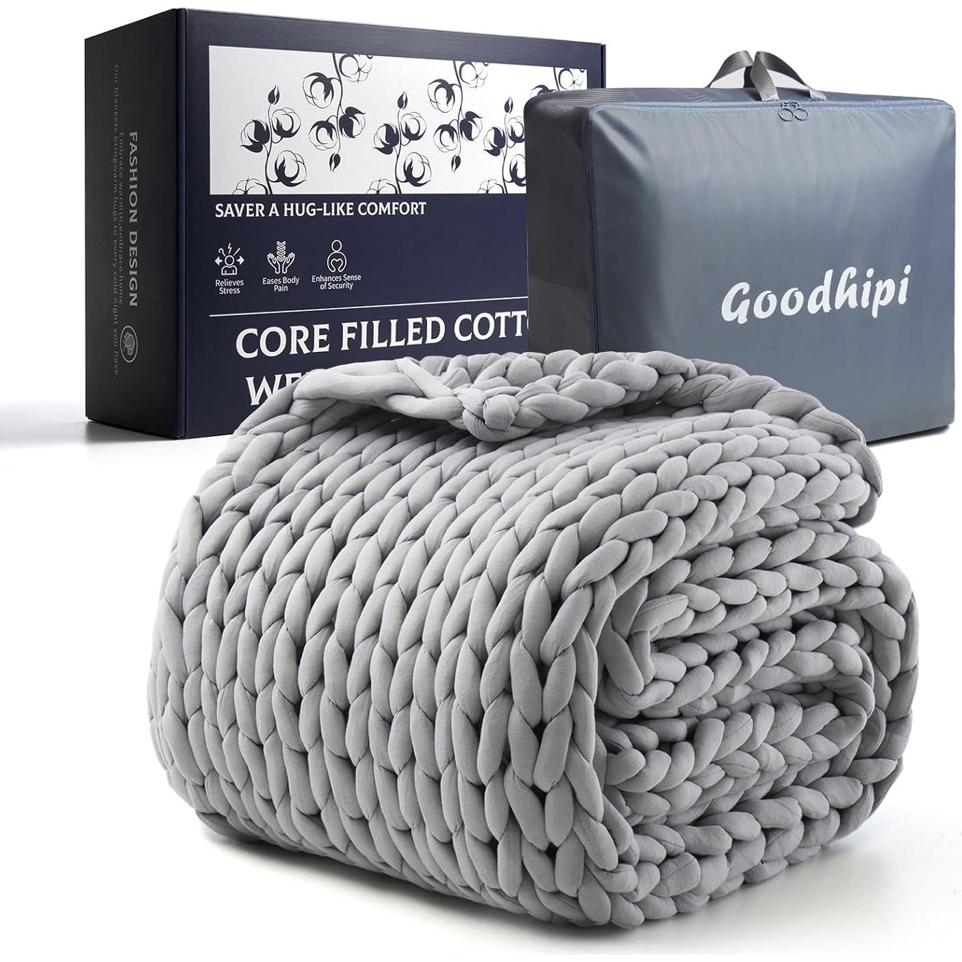 Manta con peso Goodhipi 121.92x182.88 cm 5.44 kg Transpirable